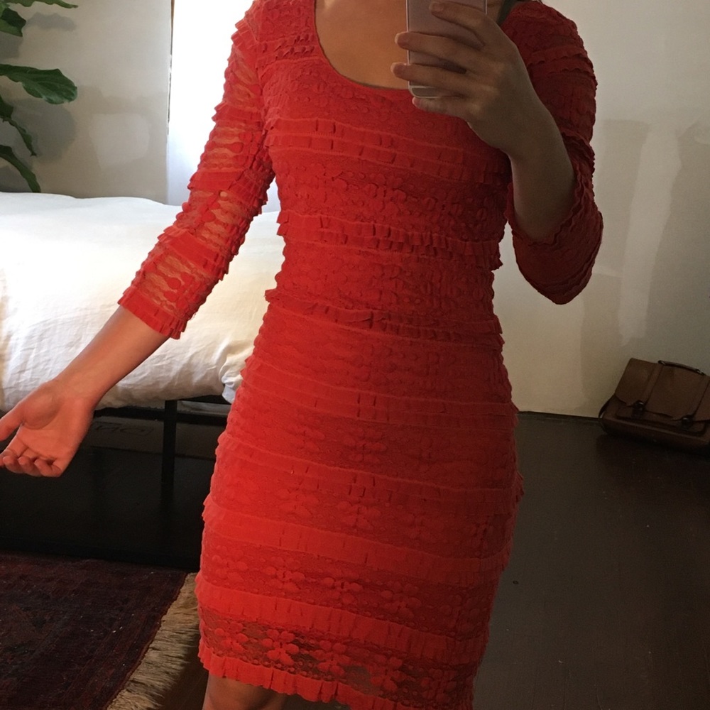 Orange Max Studio Dress